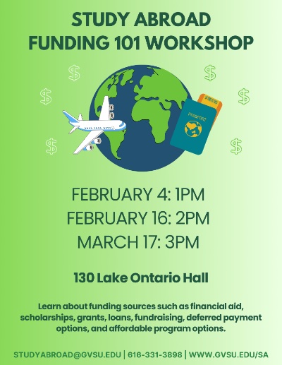 Study Abroad Funding 101 Workshop